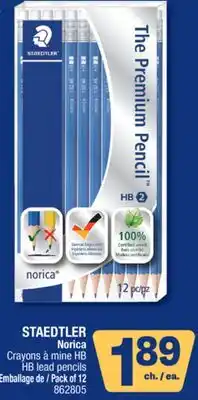 Jean Coutu STAEDTLER Norica HB lead pencils offer