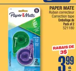 Jean Coutu PAPER MATE Correction tape offer