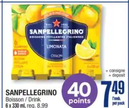 Jean Coutu SANPELLEGRINO Drink offer