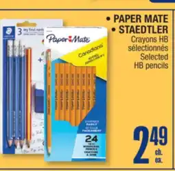 Jean Coutu PAPER MATE,STAEDTLER Selected HB pencils offer