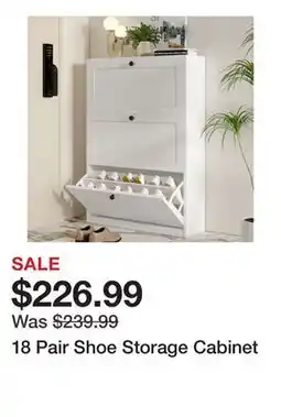 Wayfair 18 Pair Shoe Storage Cabinet offer