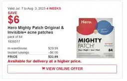Costco Hero Might Patch Original & Invisible+ acne patches offer