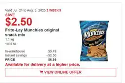 Costco Frito-Lay Munchies snack mix offer