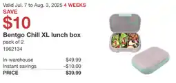 Costco Bentgo Chill XL lunch box offer