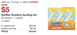 Costco Swiffer Dusters dusting kit offer