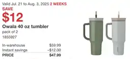 Costco Owala tumbler offer