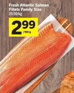 IGA Fresh atlantic salmon fillets family size offer