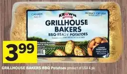 IGA Grillhouse bakers BBQ potatoes offer