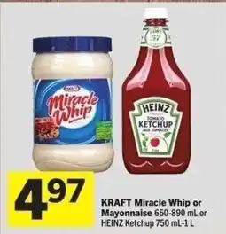 IGA Kraft miracle whip or mayonnaise offer