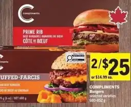IGA Compliments burgers offer