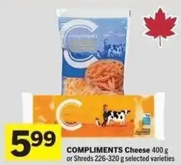 IGA Compliments cheese offer