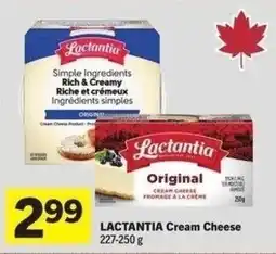 IGA Lactantia cream cheese offer