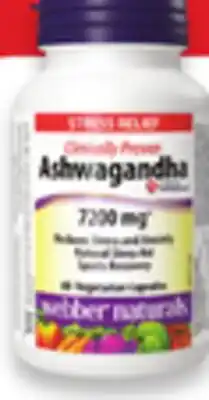 Walmart Webber Naturals Ashwagandha offer