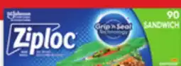 Walmart Ziploc snack, sandwich or freezer bags offer