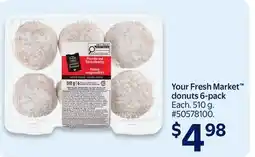 Walmart Your Fresh Market donuts 6-pack offer