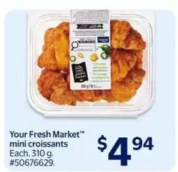 Walmart Your Fresh Market mini croissants offer