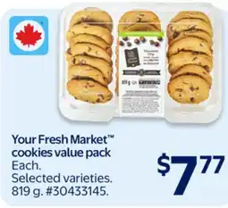 Walmart Your Fresh Market cookies value pack offer