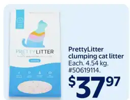 Walmart PrettyLitter clumping cat litter offer