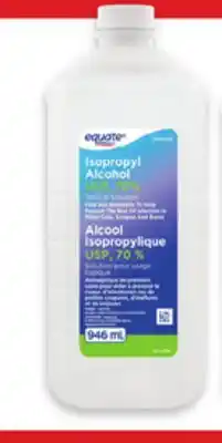 Walmart Equate 70% isopropyl alcohol offer