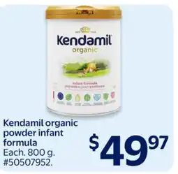 Walmart Kendamil organic powder infant offer