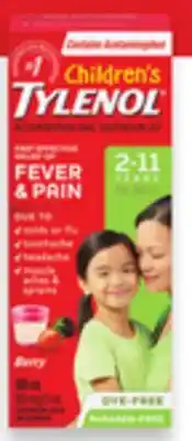 Walmart Children's or infants' Tylenol offer