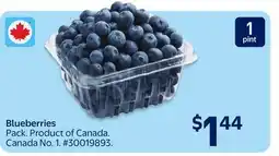 Walmart Blueberries offer