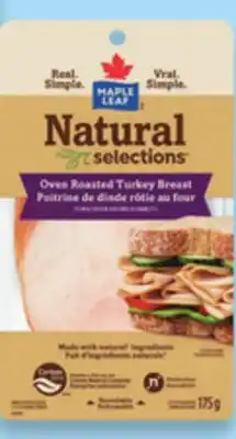 Walmart Maple Leaf Natural Selections Deli Meat offer