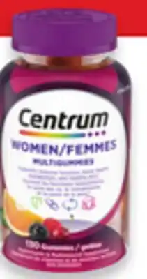 Walmart Centrum men or women MultiGummies offer