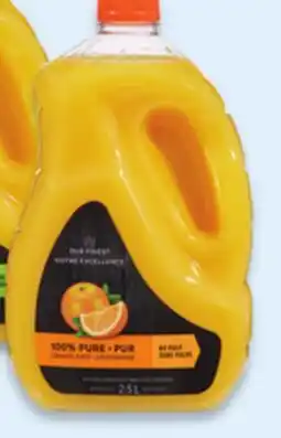 Walmart Our Finest orange juice offer