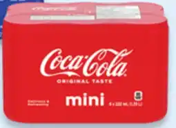Walmart Coca-Cola Mini Cans Pop offer