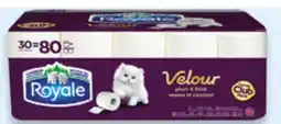 Walmart Royale 2-ply bathroom tissue 30-pack offer