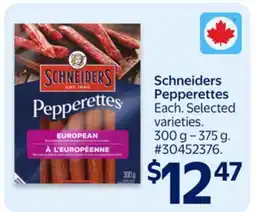 Walmart Schneiders Pepperettes offer