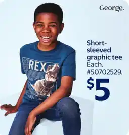 Walmart Short- sleeved graphic tee offer