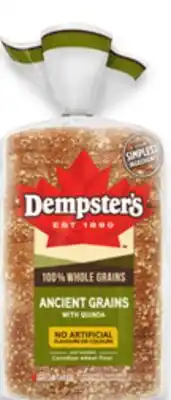 Walmart Dempster's grain bread offer