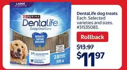Walmart DentaLife dog treats offer