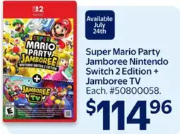 Walmart Super Mario Party Jamboree Nintendo Switch 2 Edition + Jamboree TV offer