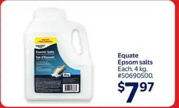 Walmart Equate Epsom salts offer