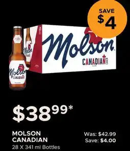 The Beer Store MOLSON CANADIAN offer