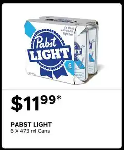 The Beer Store PABST LIGHT offer