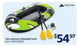 Walmart Two-person inflatable boat offer