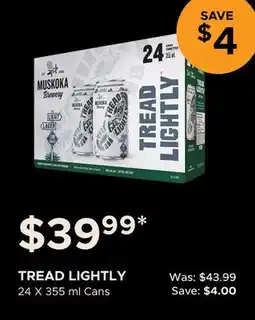 The Beer Store TREAD LIGHTLY offer