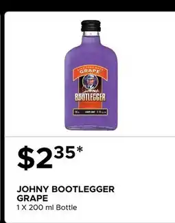 The Beer Store JOHNY BOOTLEGGER GRAPE offer