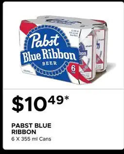 The Beer Store PABST BLUE RIBBON offer