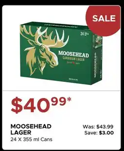 The Beer Store MOOSEHEAD CANADIAN LAGER offer