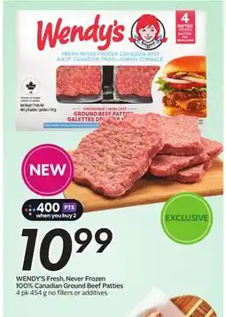 Sobeys Fresh, Never Frozen 100% Canadian Ground Beef Patties offer