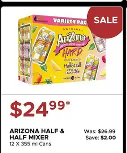 The Beer Store AriZona Half & Half Mixer offer