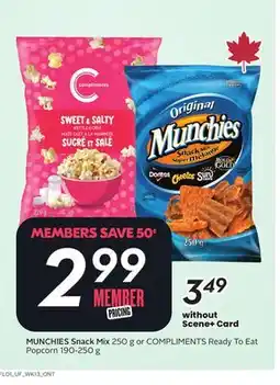 Sobeys MUNCHIES Snack Mix offer