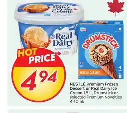 Sobeys Premium Frozen Dessert or Real Dairy Ice Cream offer