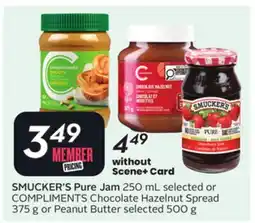 Sobeys SMUCKER'S Pure Jam offer