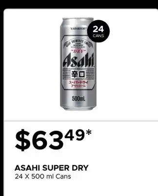 The Beer Store ASAHI SUPER DRY offer